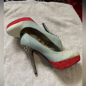 Rachel Roy studded 5”heels
